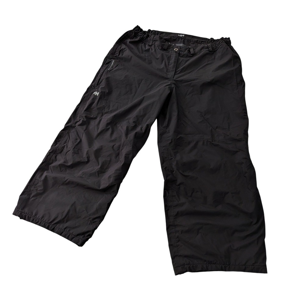 Helly Hansen Packable Outdoor Rain Pants Men's 4XL Black Polyamide Technical